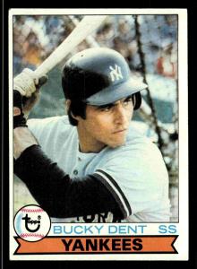 1979 Topps Bucky Dent #485 Yankees Card