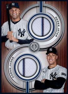 2025 Topps Tribute Aaron Judge & Derek Jeter Card