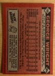 1986 Topps George Wright Baseball Card #169
