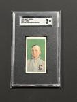 Ty Cobb T206 Green Background Portrait Card