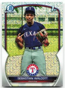 2023 Bowman Chrome Sebastian Walcott Mojo Refractor
