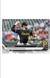 2025 Topps Now MLB Paul Skenes Pittsburgh Pirates