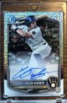 Caleb Durbin 2025 Bowman Chrome On-Card Auto