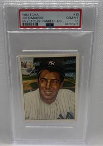 Joe DiMaggio #10 1983 Yankees All Stars Card
