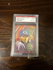 Derek Jeter Dan Gardiner Ted Williams #DG3 PSA 9