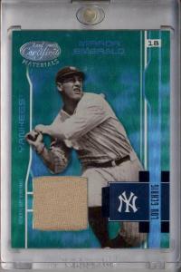 2003 Leaf Certified Lou Gehrig Emerald /5 Card