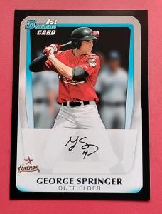 2011 Bowman Draft George Springer #BDPP81 RC Card