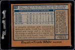 1978 Topps Frank White #248 Kansas City Royals Card