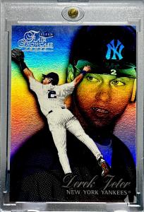 Derek Jeter Rare Refractor Rainbow Foil Card