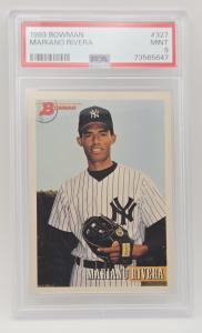 1993 Bowman Mariano Rivera #327 PSA 9 Card