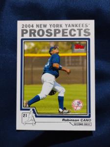 2004 Topps Robinson Cano Yankees Rookie Card