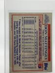 1989 Topps Cap'n Crunch Don Mattingly Card #8