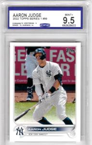 2022 Topps Aaron Judge #99 CCG 9.5 Card