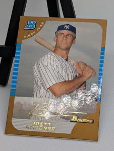 Brett Gardner 2005 Bowman Draft Gold Rookie Card