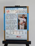 Brett Gardner 2005 Bowman Draft Gold Rookie Card