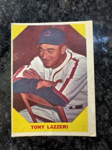 1960 Fleer Tony Lazzeri Baseball Card #31