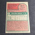 Dave Winfield 1975 Topps Card #61 Padres
