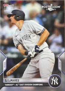 2022 TOPPS Now DJ LeMahieu Yankees Card