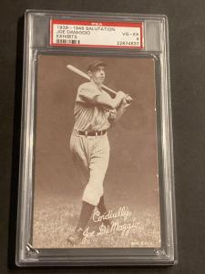 Joe Dimaggio Vintage Baseball Card - PSA 4