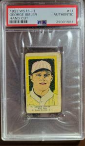 1923 Little Wonder W515-1 George Sisler Card