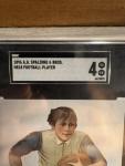 1896 Spalding & Bros. Football Player Card SGC 4