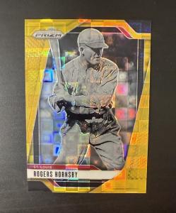 2025 Panini Prizm Rogers Hornsby Gold /4 Card