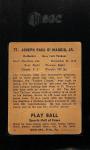 1941 Playball Joe DiMaggio Baseball Card #71