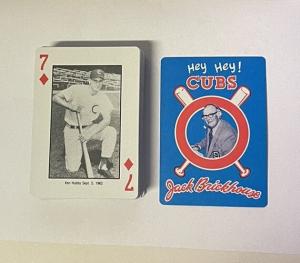 1985 Jack Brickhouse Chicago Cubs Single Cards