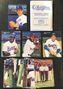 1990 Texas Rangers Nolan Ryan Baseball Card Set