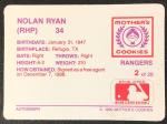 1990 Texas Rangers Nolan Ryan Baseball Card Set
