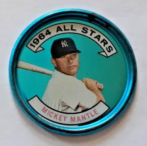 1964 Topps Baseball Coins Lot - Mantle & Koufax