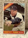 1966 Topps Whitey Ford Yankees Baseball Card