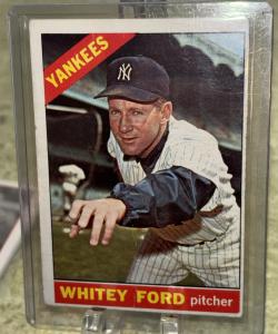 1966 Topps Whitey Ford #160 Baseball Card