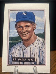 1989 Bowman Whitey Ford Sweepstakes Card