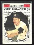 1961 Topps #586 Whitey Ford Baseball Card