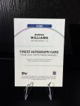 2025 Topps Finest Bernie Williams Gold Refractor /50