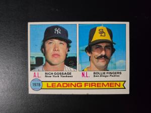 1979 Topps Rich Gossage Rollie Fingers Card