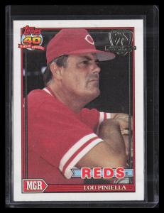 1991 Topps Lou Piniella Desert Shield Card