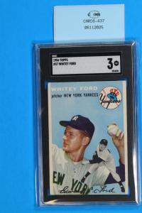 1954 Topps Whitey Ford Yankees Baseball Card