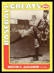 Grover Cleveland Alexander 1991 Swell Baseball Card