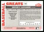 Grover Cleveland Alexander 1991 Swell Baseball Card