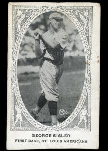 1922 W573 George Sisler Hall of Fame Card
