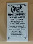 2009 TriStar Obak Henry Chadwick Mini Card #47