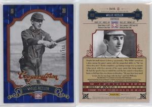 2012 Panini Cooperstown Willie Keeler Blue Crystal /499