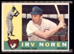 1960 Topps Irv Noren Chicago Cubs Card 433