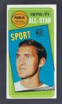 1970 Topps Jerry West All-Star Basketball Card #107