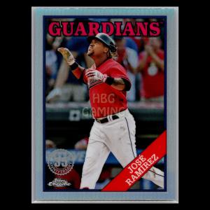 2023 Topps Chrome Baseball Jose Ramirez Card