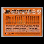 2023 Topps Chrome Baseball Jose Ramirez Card