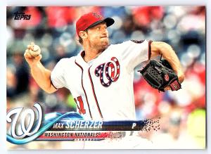 2018 Topps Series 2 Max Scherzer Card