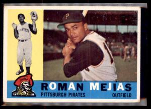 1960 Topps Roman Mejias Pittsburgh Pirates Card